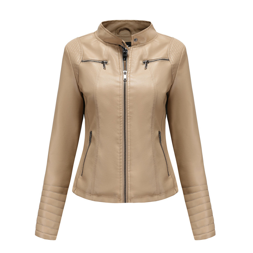 MARIJA - Élégante Veste d'Été en Cuir