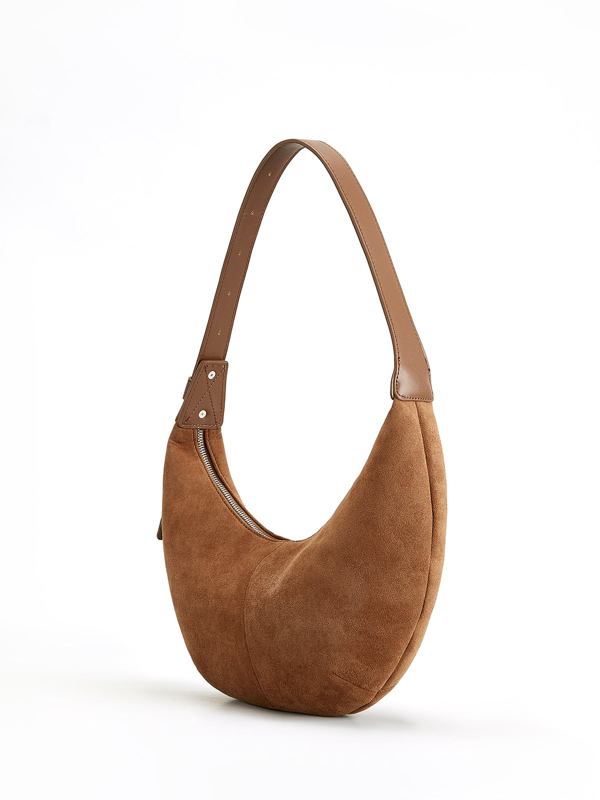 Vintage Sac Croissant à Boucle Souple