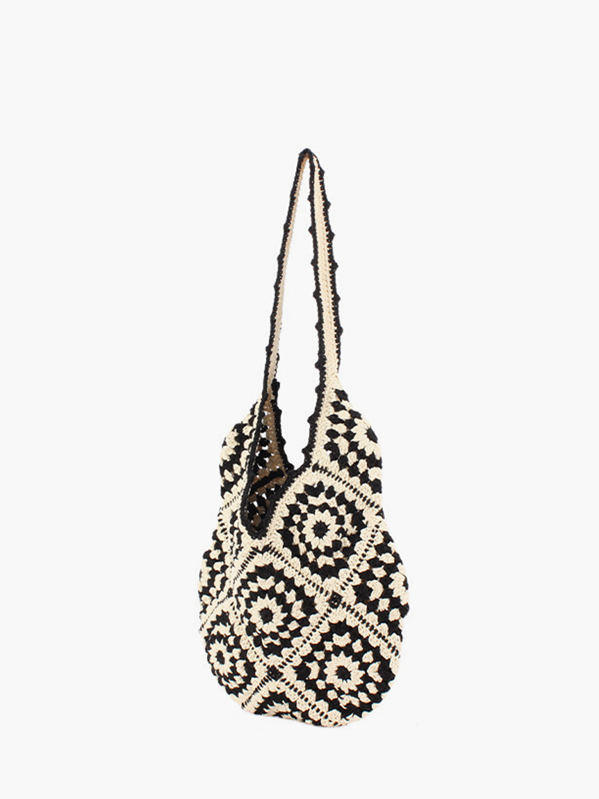 Bohemian Knit Hobo Bag