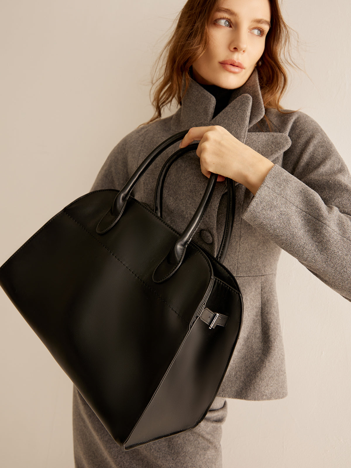 Sac fourre-tout à grande capacité avec poignée supérieure