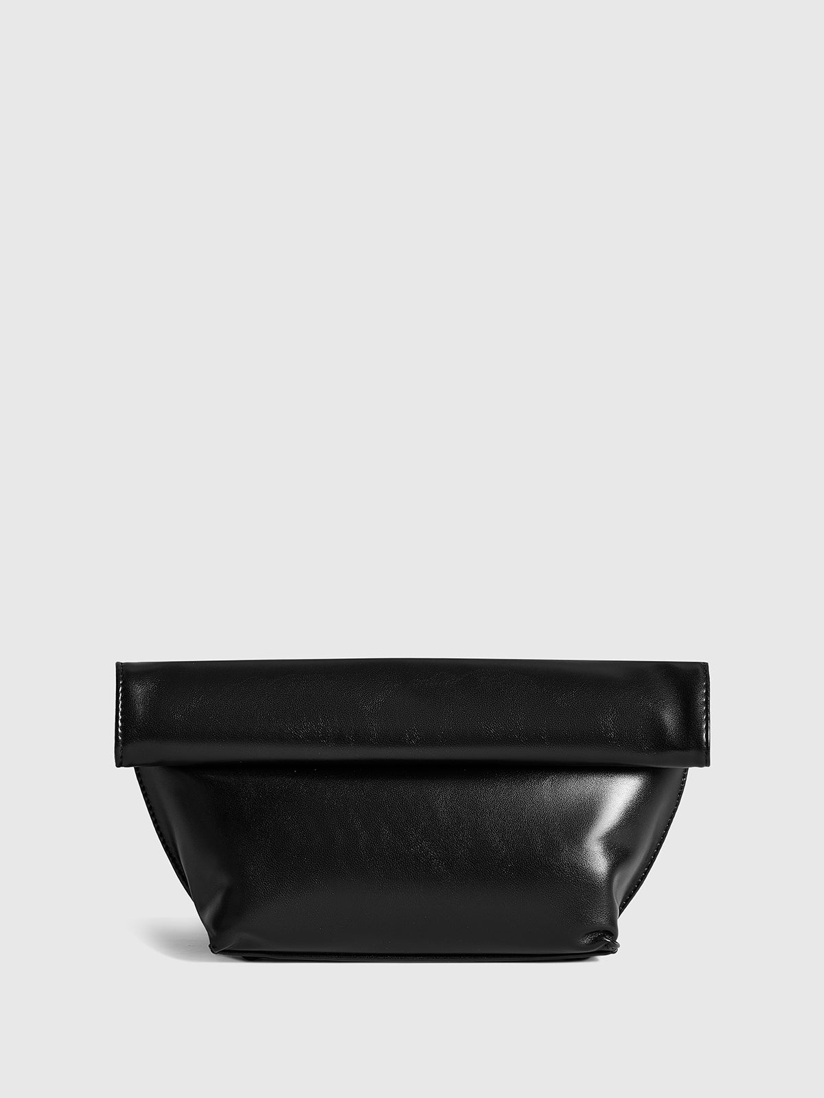 Mini Sac à Main Enveloppe à Bords Roulés - Style Minimaliste
