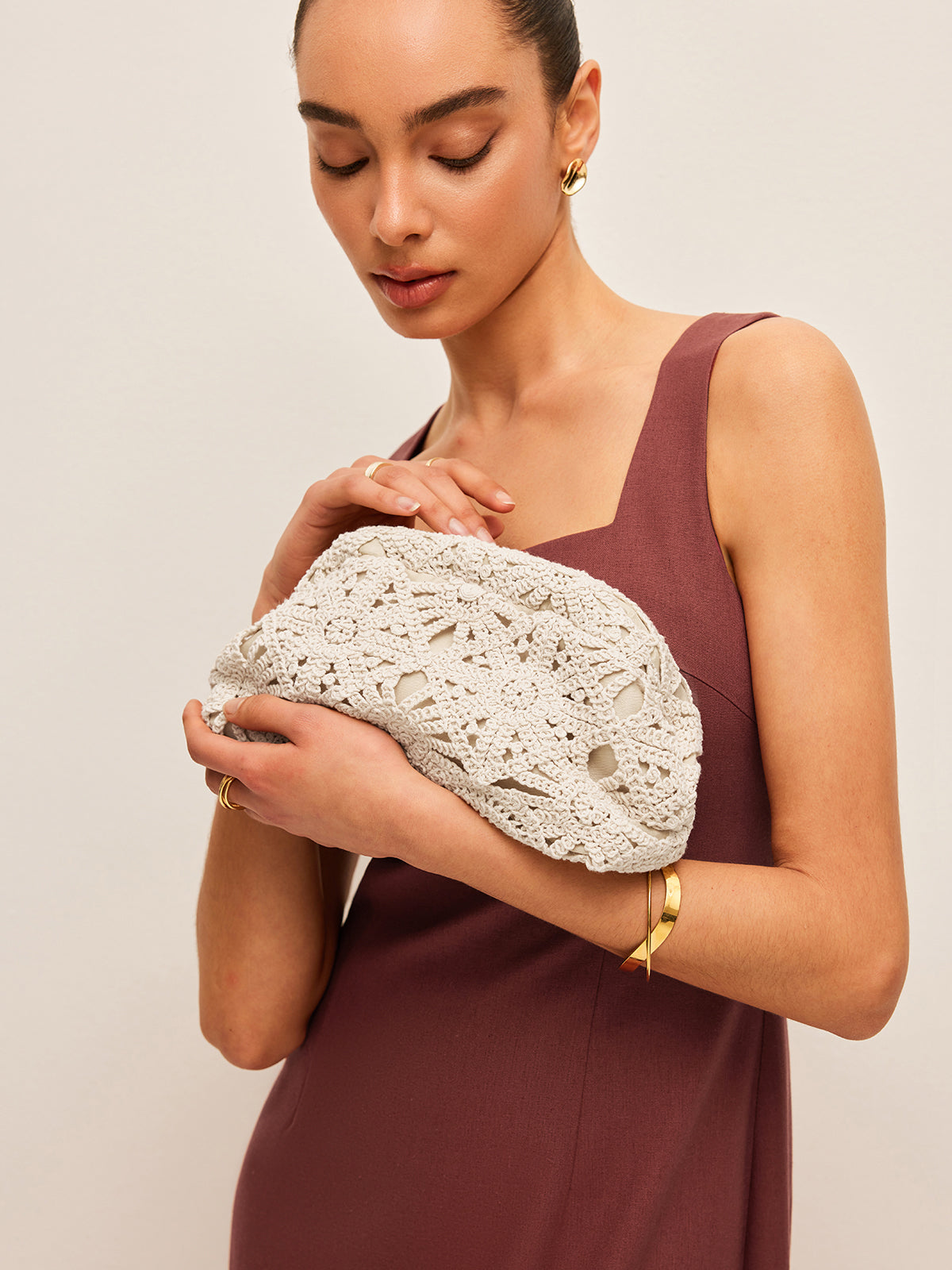 Crochet Lace Clutch