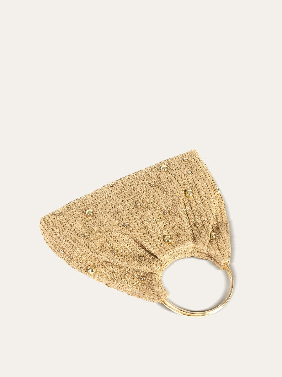 Perlé Crochet Hobo Bag