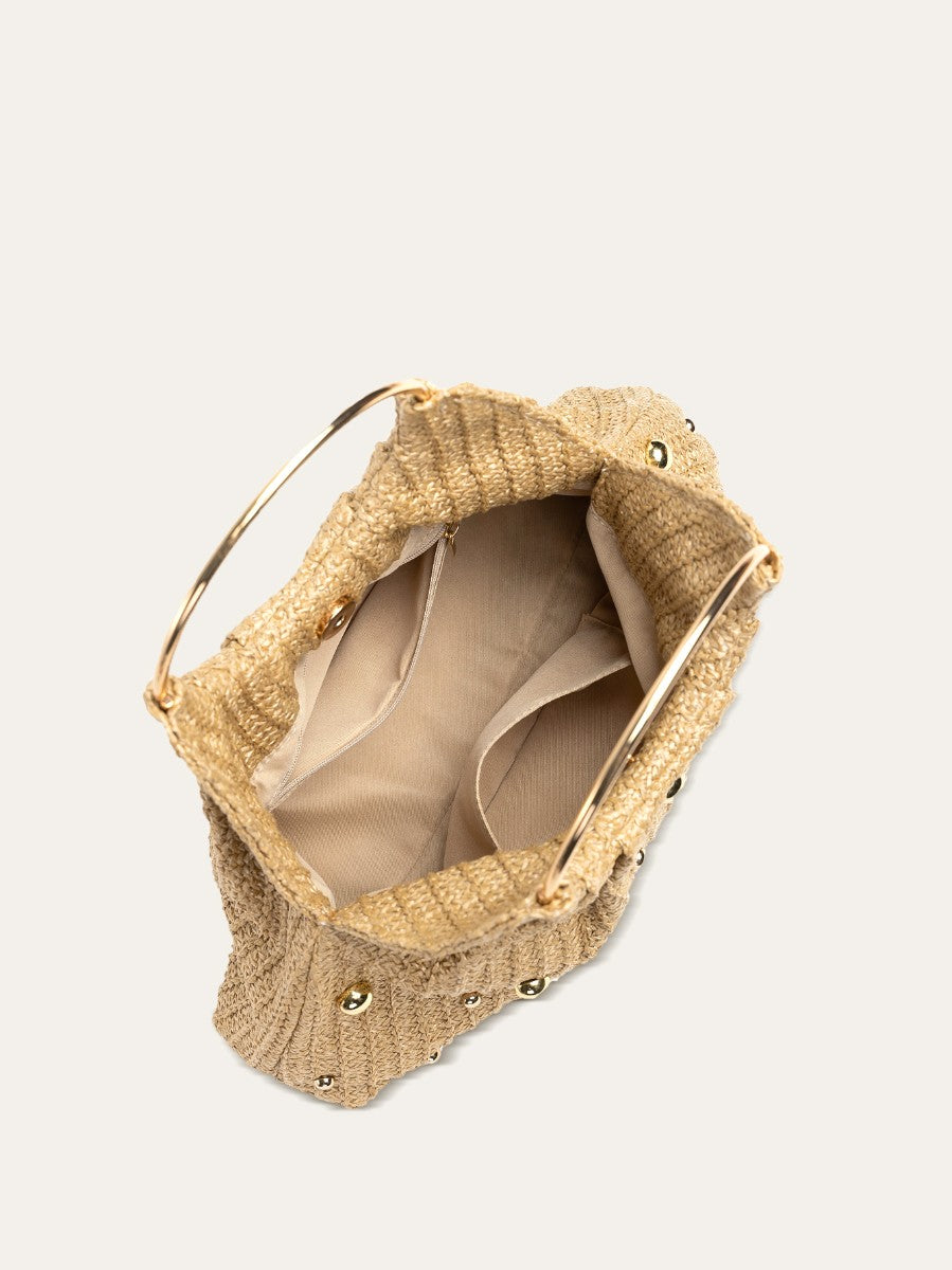 Perlé Crochet Hobo Bag