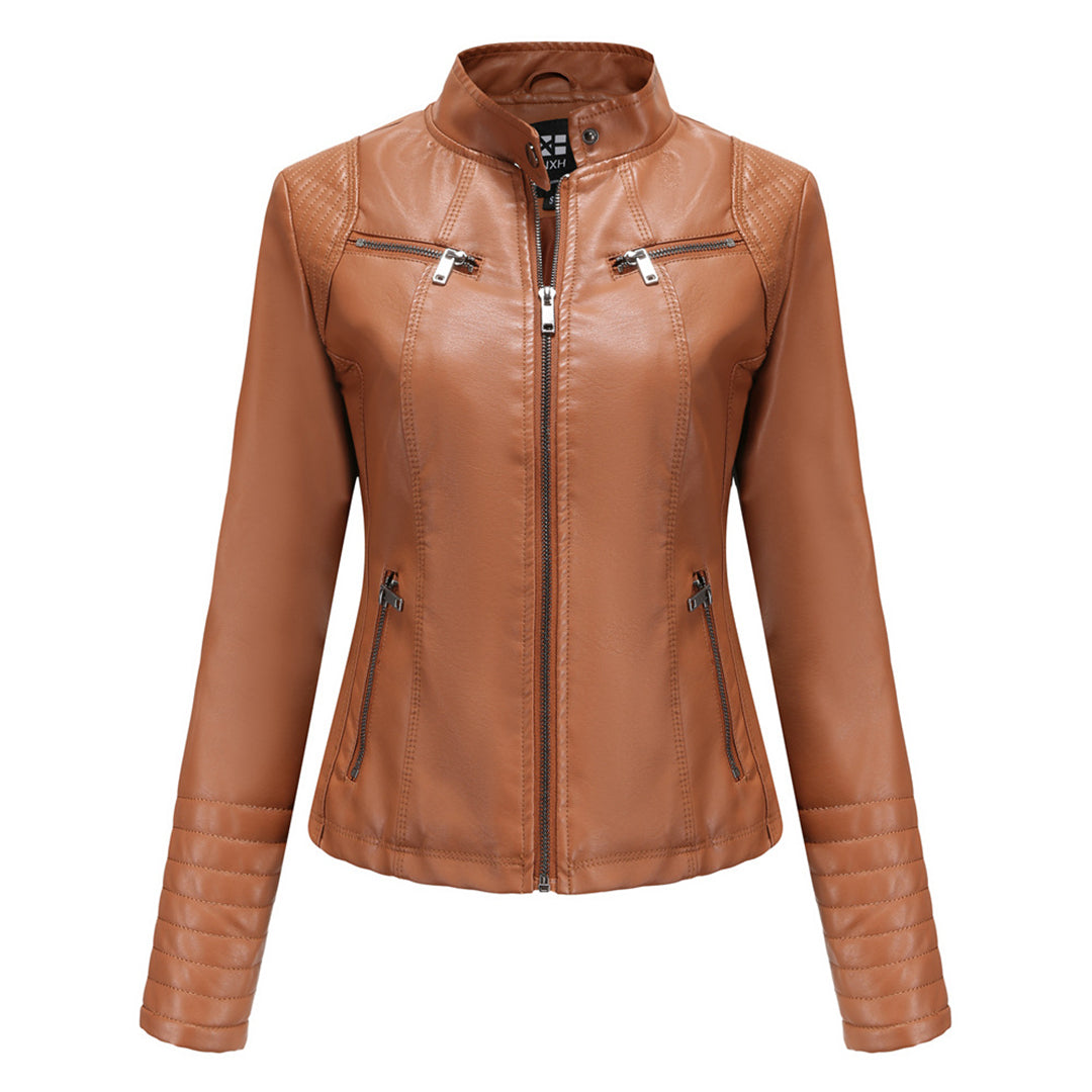 MARIJA - Élégante Veste d'Été en Cuir
