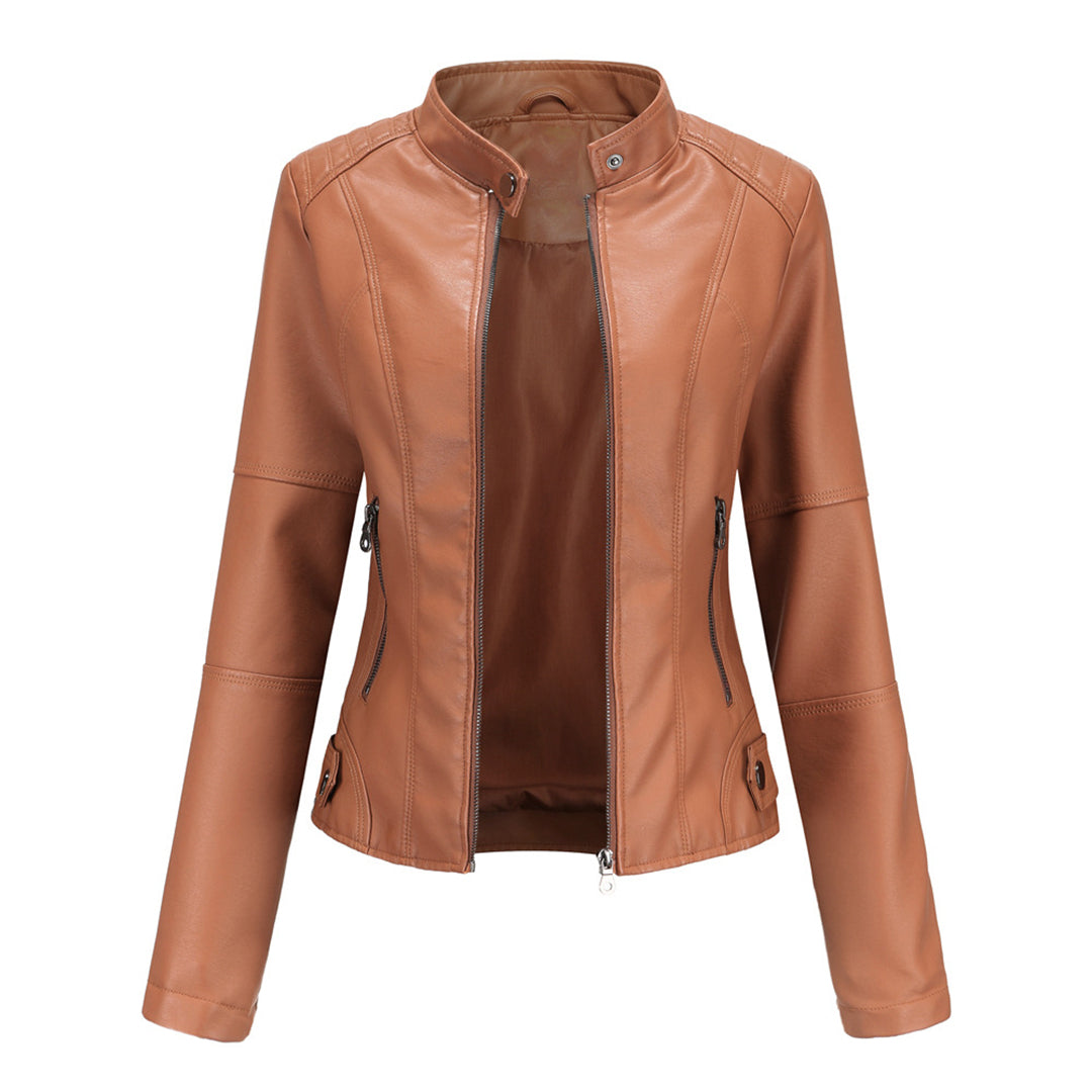 Milena - Élégante Veste d'Été en Cuir