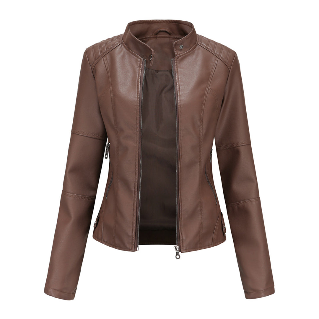 Milena - Élégante Veste d'Été en Cuir