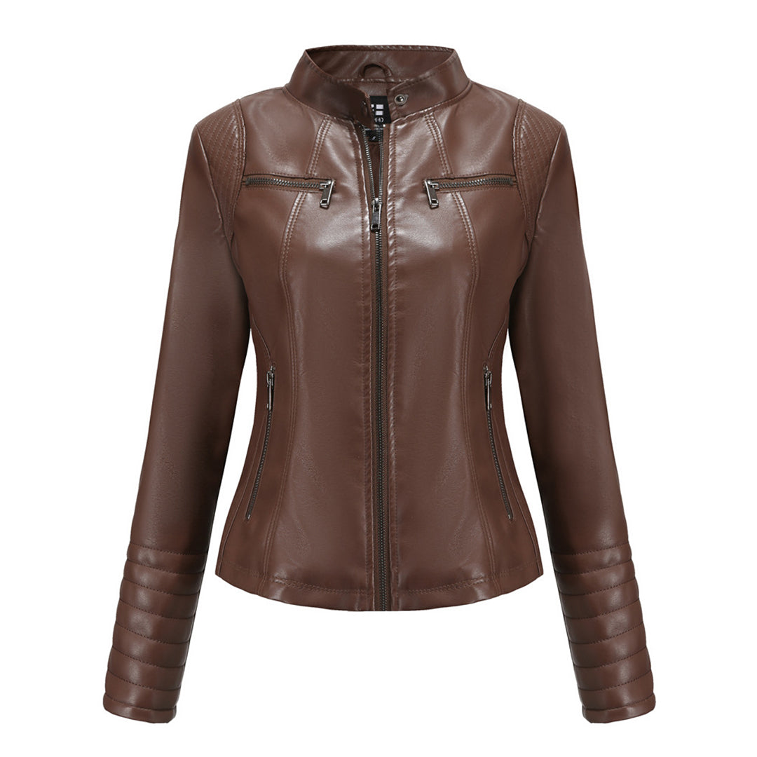 MARIJA - Élégante Veste d'Été en Cuir