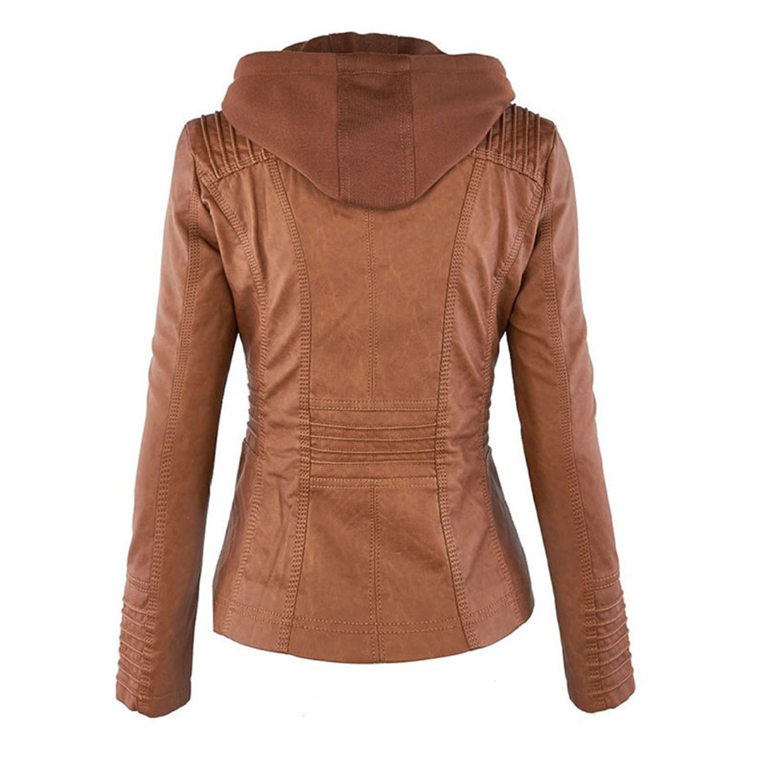 LIESL - Veste en cuir légère pour femmes - Idéale pour le printemps et l'été