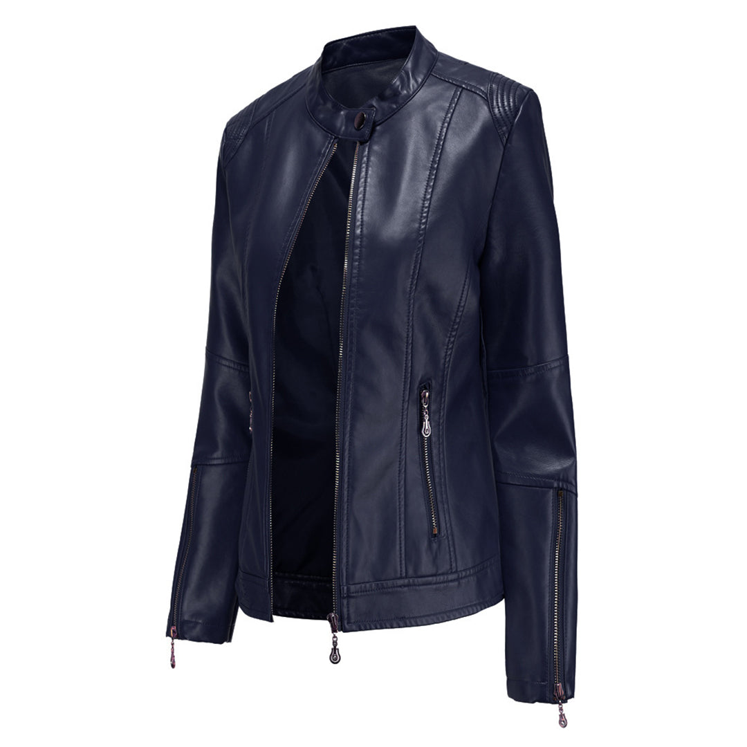 FRANICA - Élégante Veste en Cuir d'Été