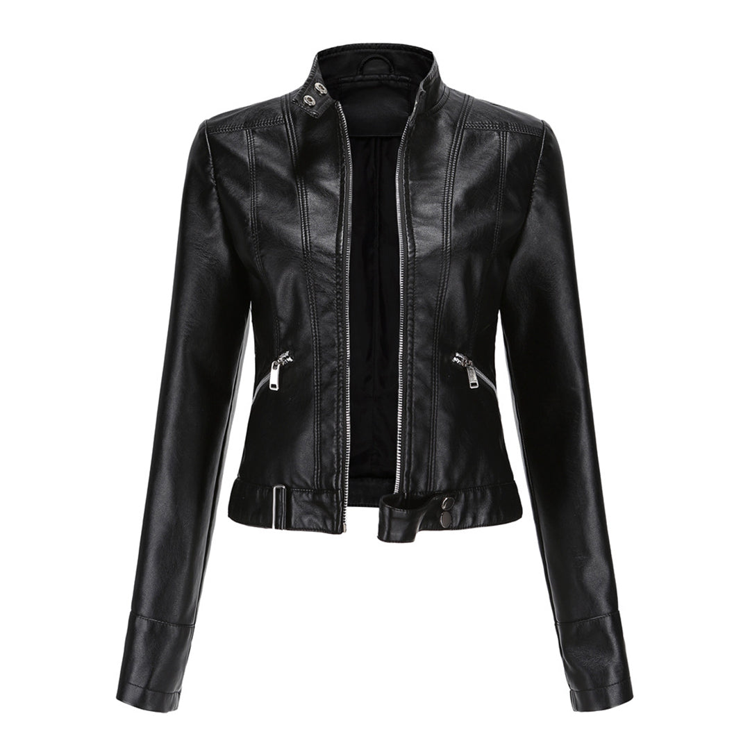 OXANA - Veste en cuir courte pour femmes, collection printemps/été
