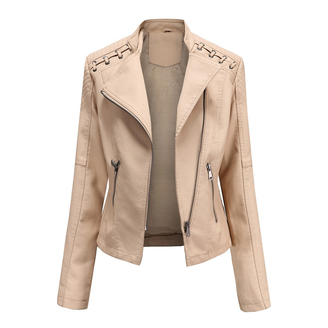 MARIE - Élégante Veste d'Été en Cuir