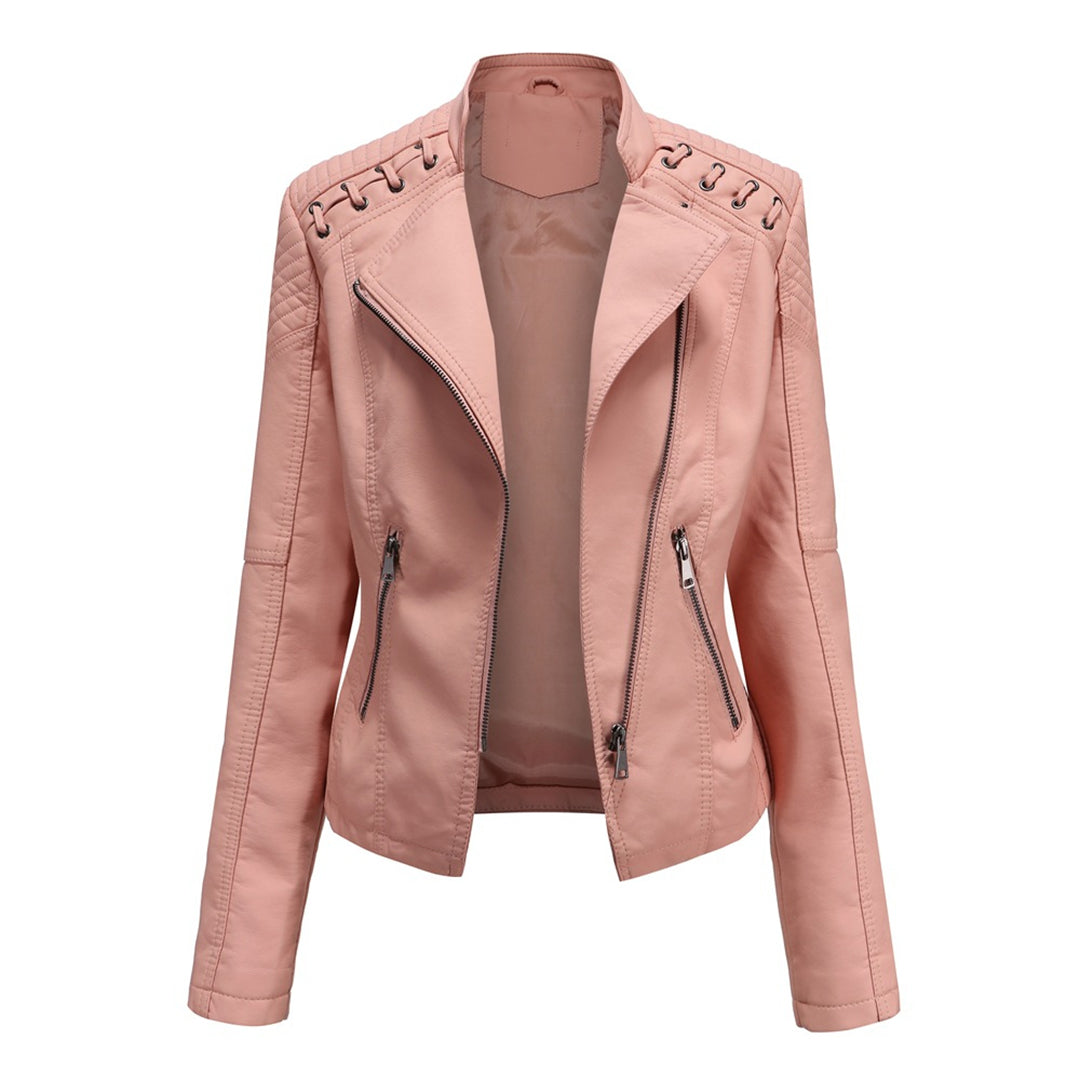 MARIE - Élégante Veste d'Été en Cuir