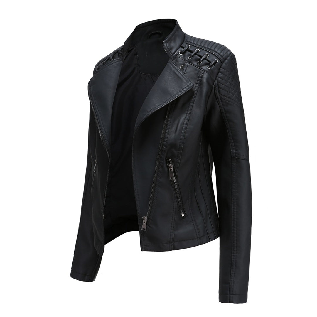 MARIE - Élégante Veste d'Été en Cuir