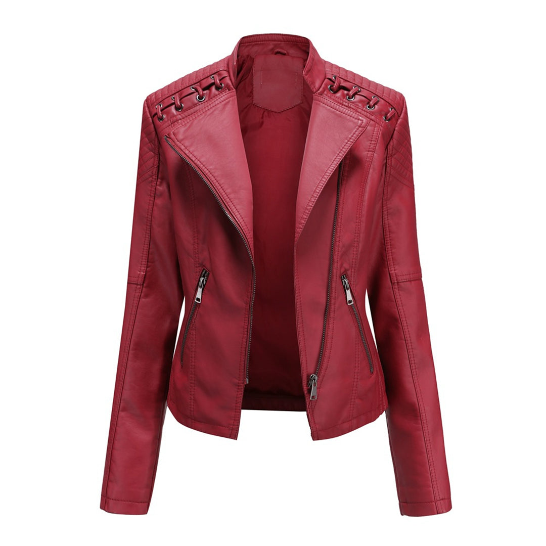 MARIE - Élégante Veste d'Été en Cuir