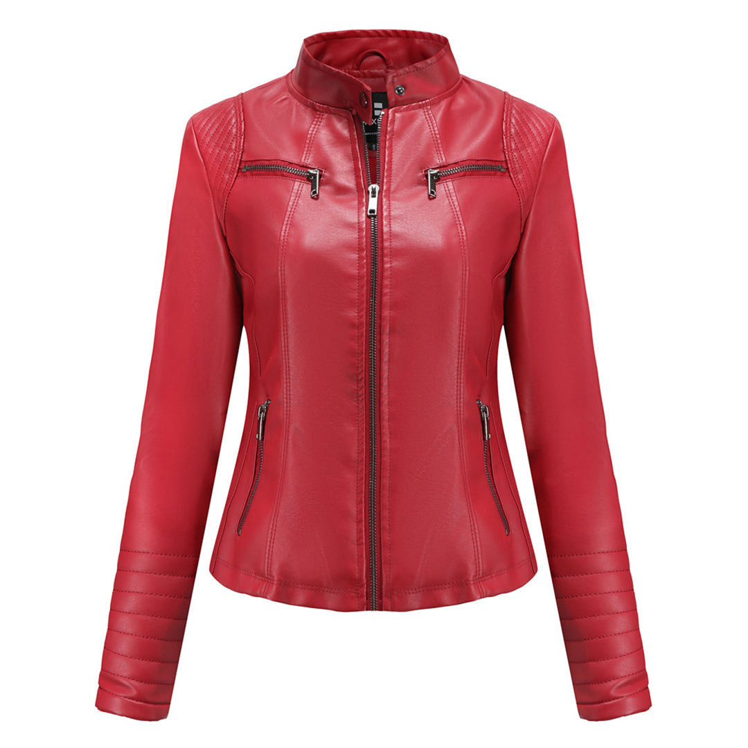 MARIJA - Élégante Veste d'Été en Cuir
