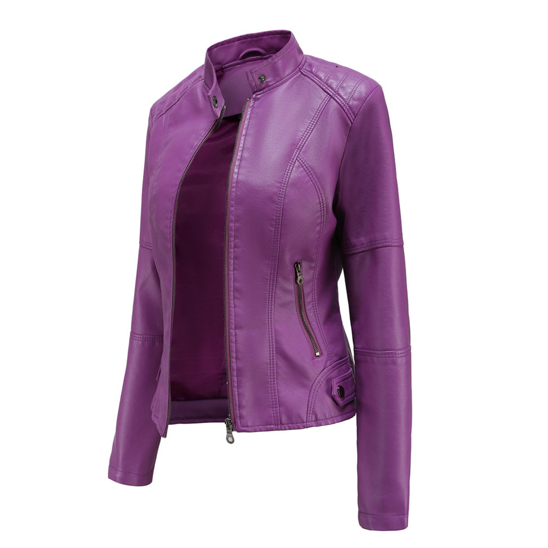 Milena - Élégante Veste d'Été en Cuir