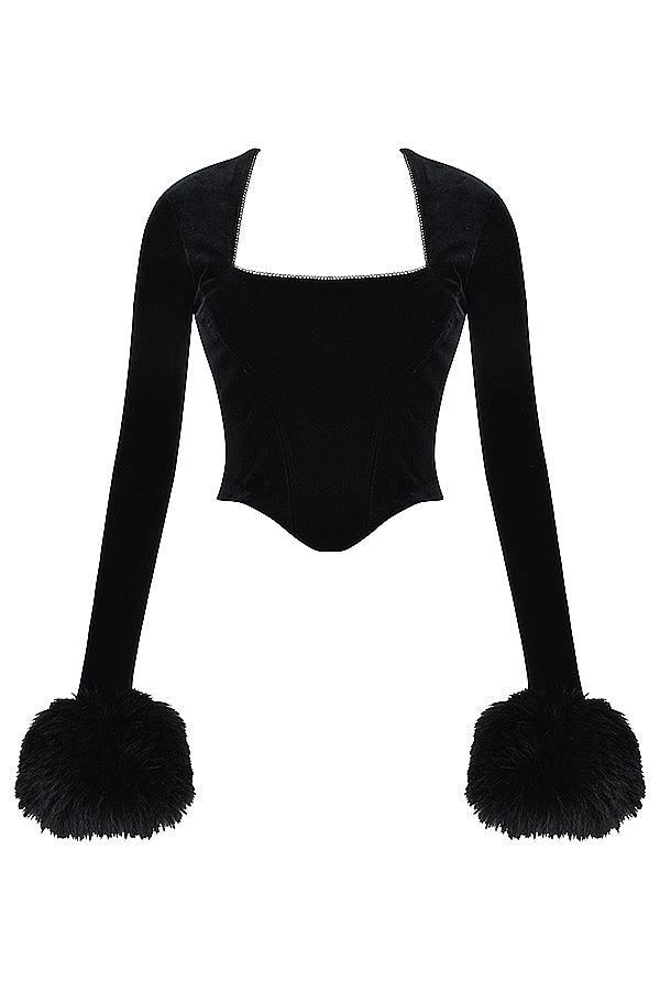 Corset Malu en velours