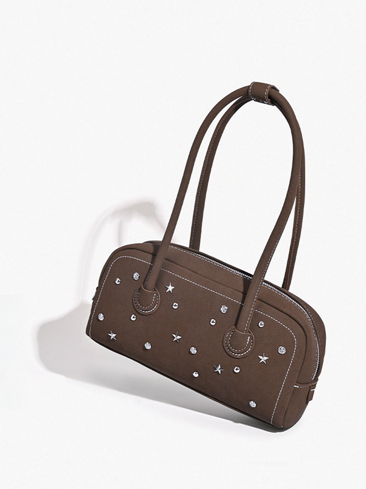 Sac à main en strass avec poignée supérieure