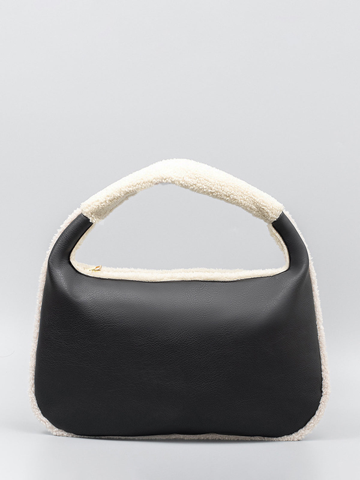 Sac polaire bicolore avec fermeture éclair