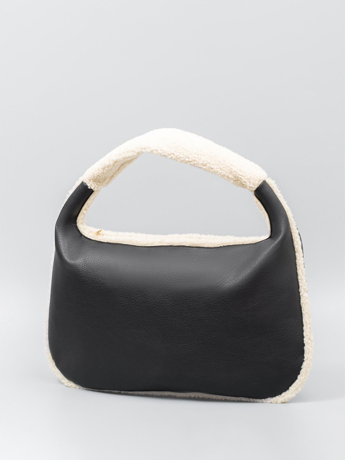 Sac polaire bicolore avec fermeture éclair
