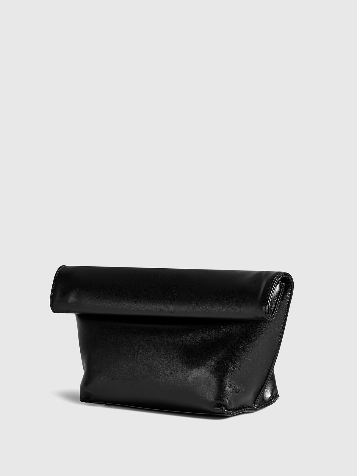 Mini Sac à Main Enveloppe à Bords Roulés - Style Minimaliste