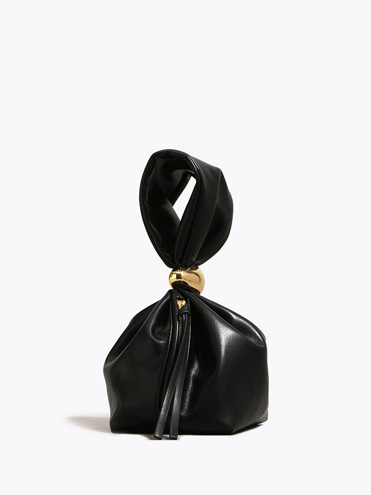 Sac seau ovale à cordon au design épuré