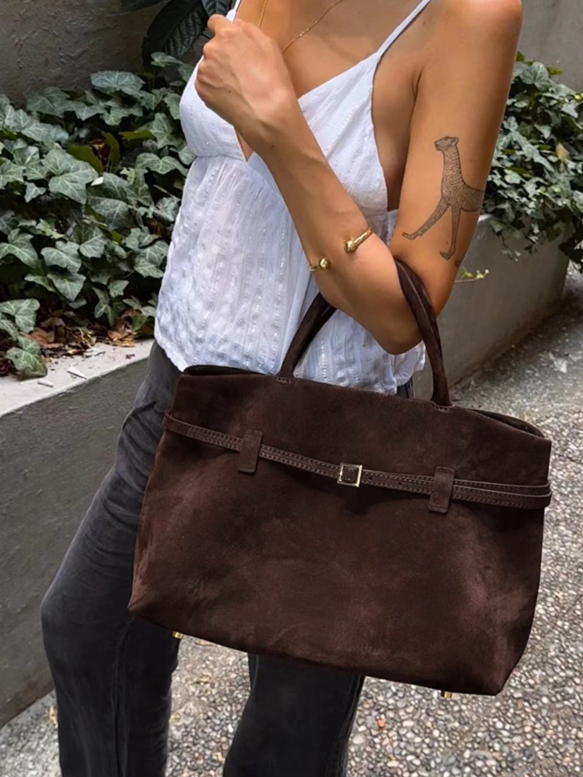Sac à main vintage avec boucle