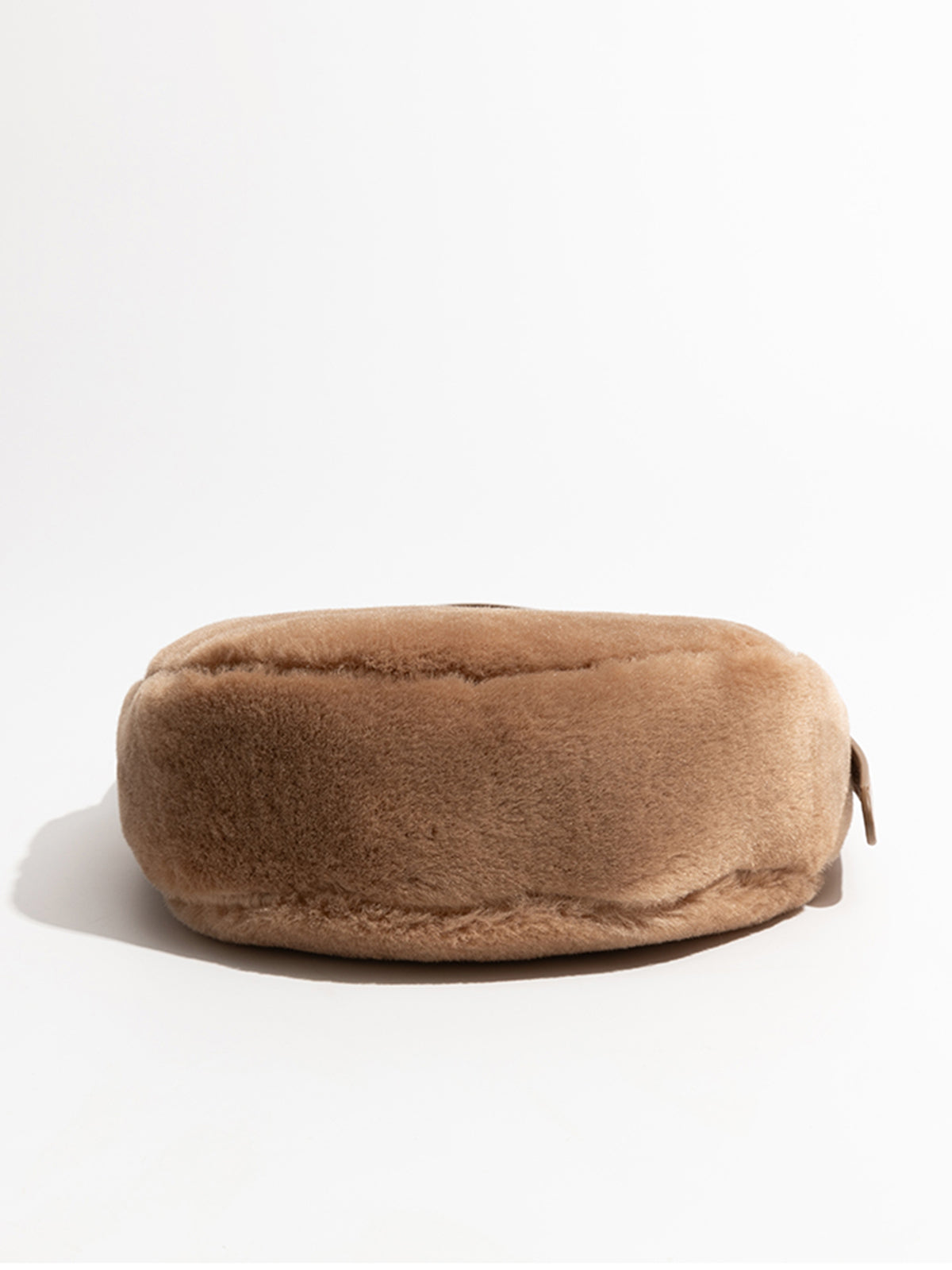 Sac à aisselle en peluche avec bandoulière réglable