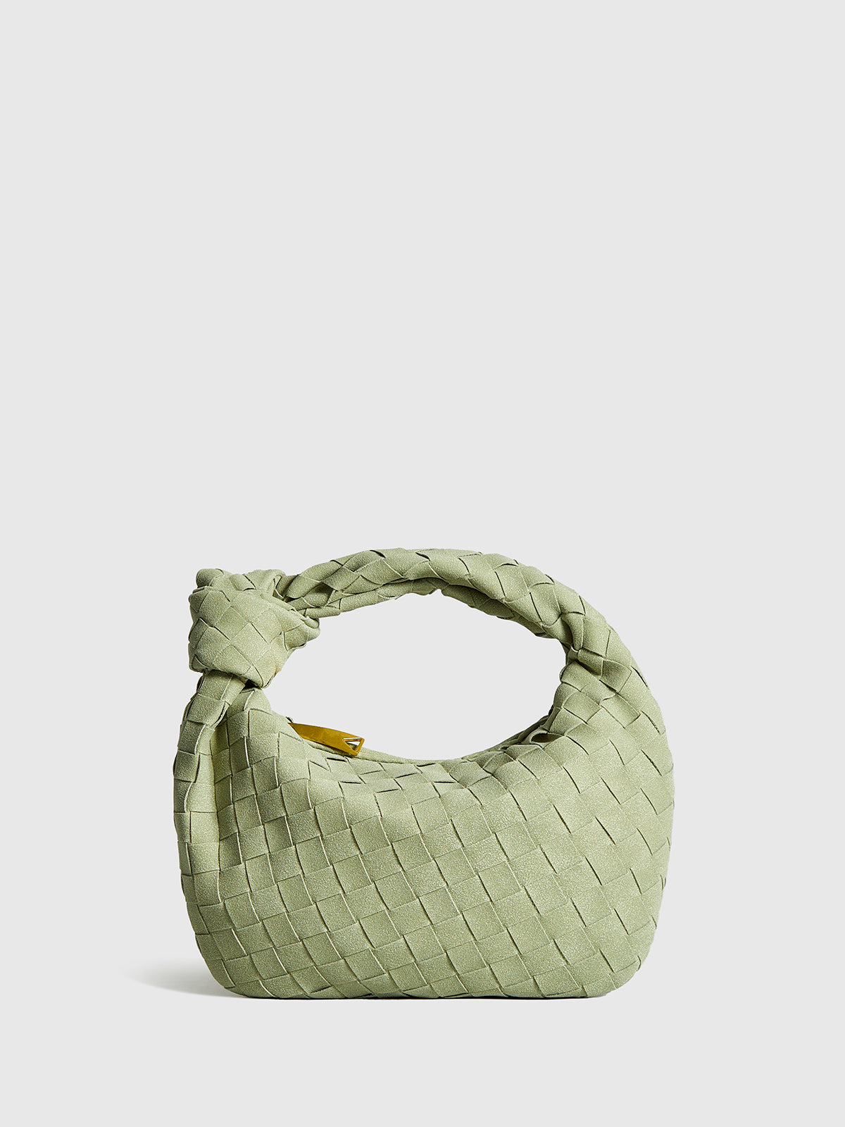 Sac tissé arrondi avec nœud
