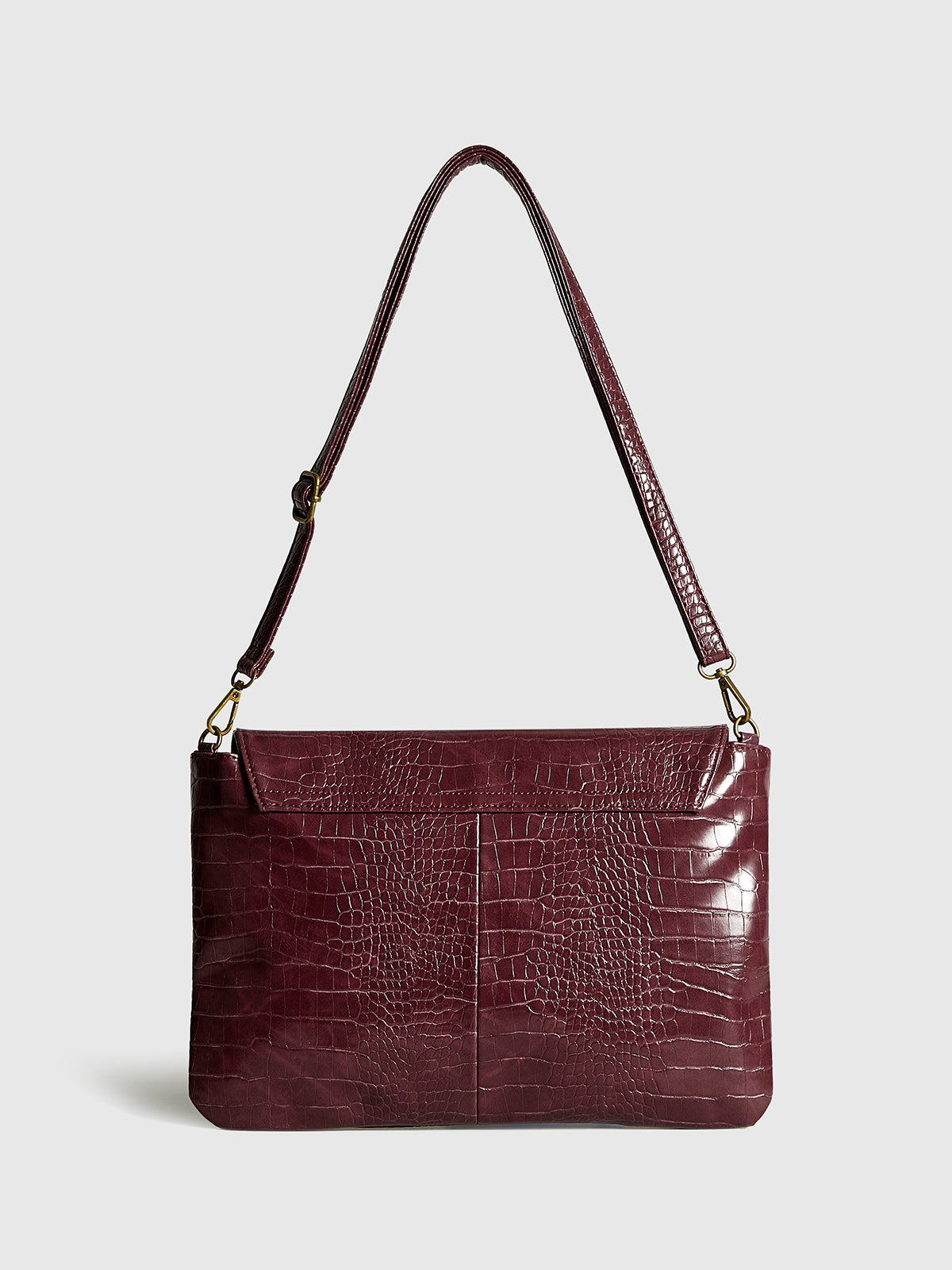 Serviette spacieuse à motif crocodile