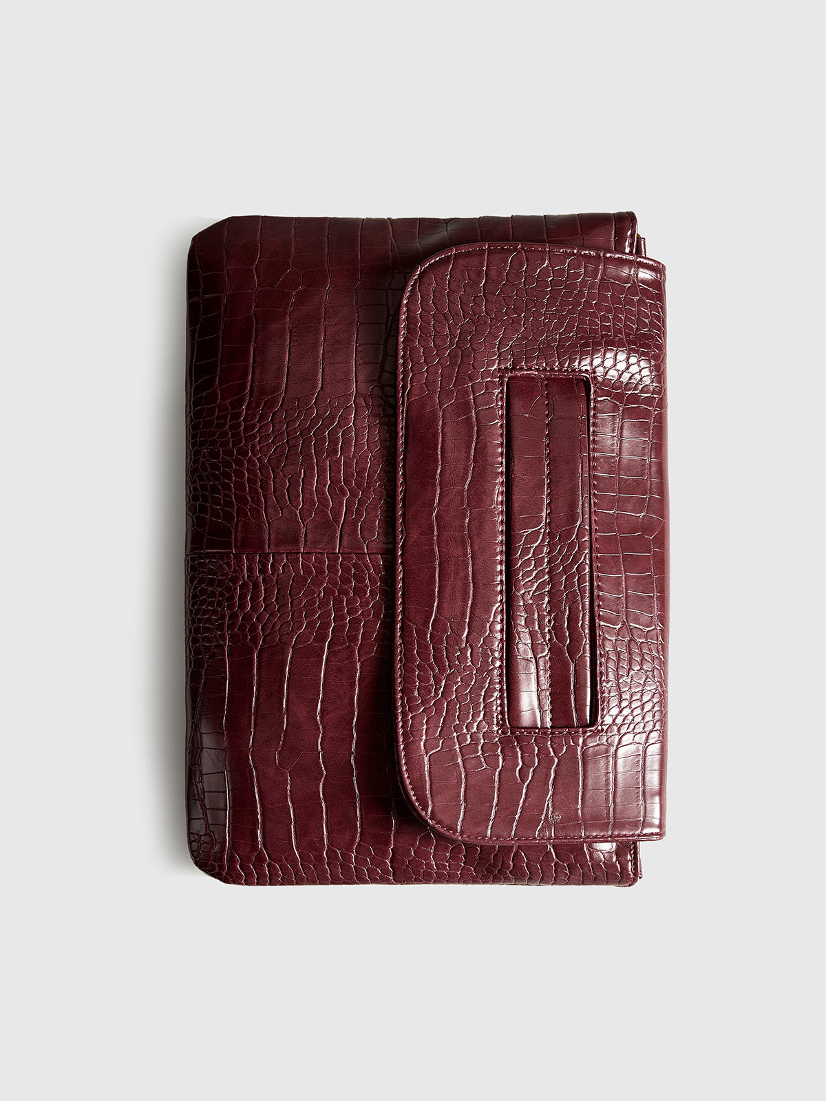 Serviette spacieuse à motif crocodile