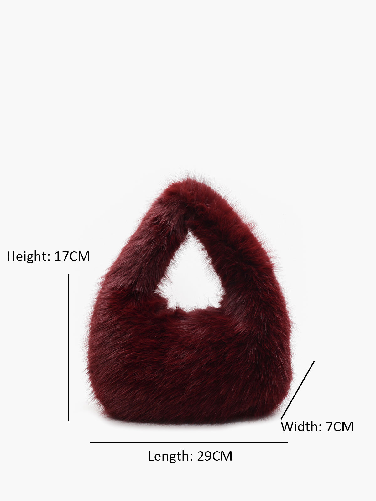 Sac à main rond et doux