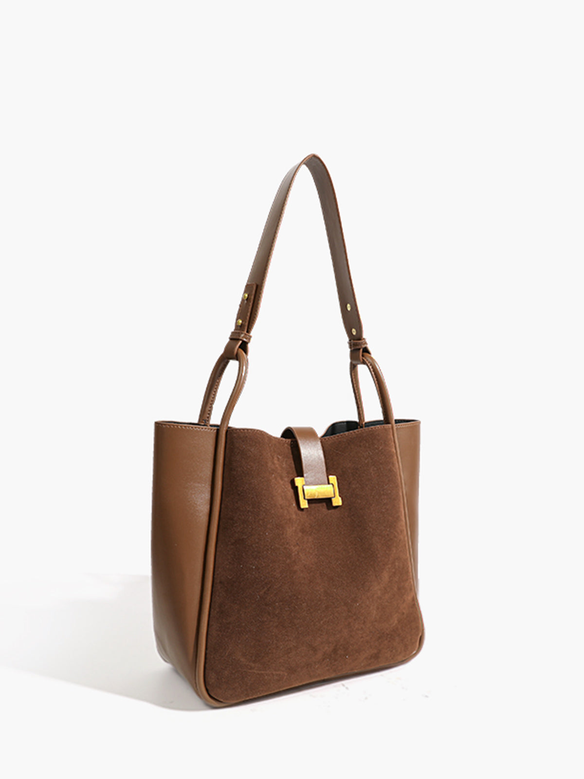 Sac fourre-tout avec accents métalliques