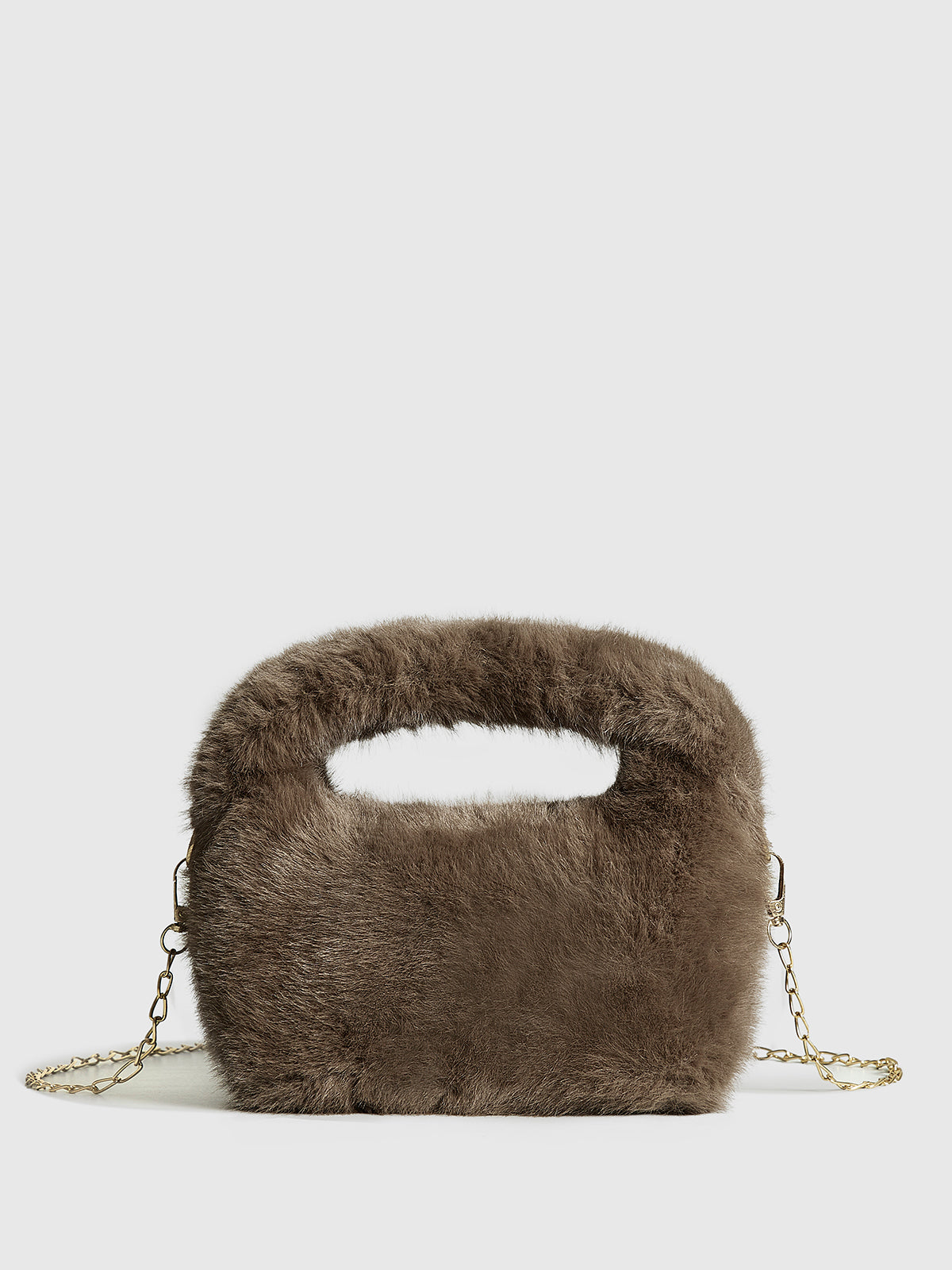 Pochettes en peluche et sac à bandoulière