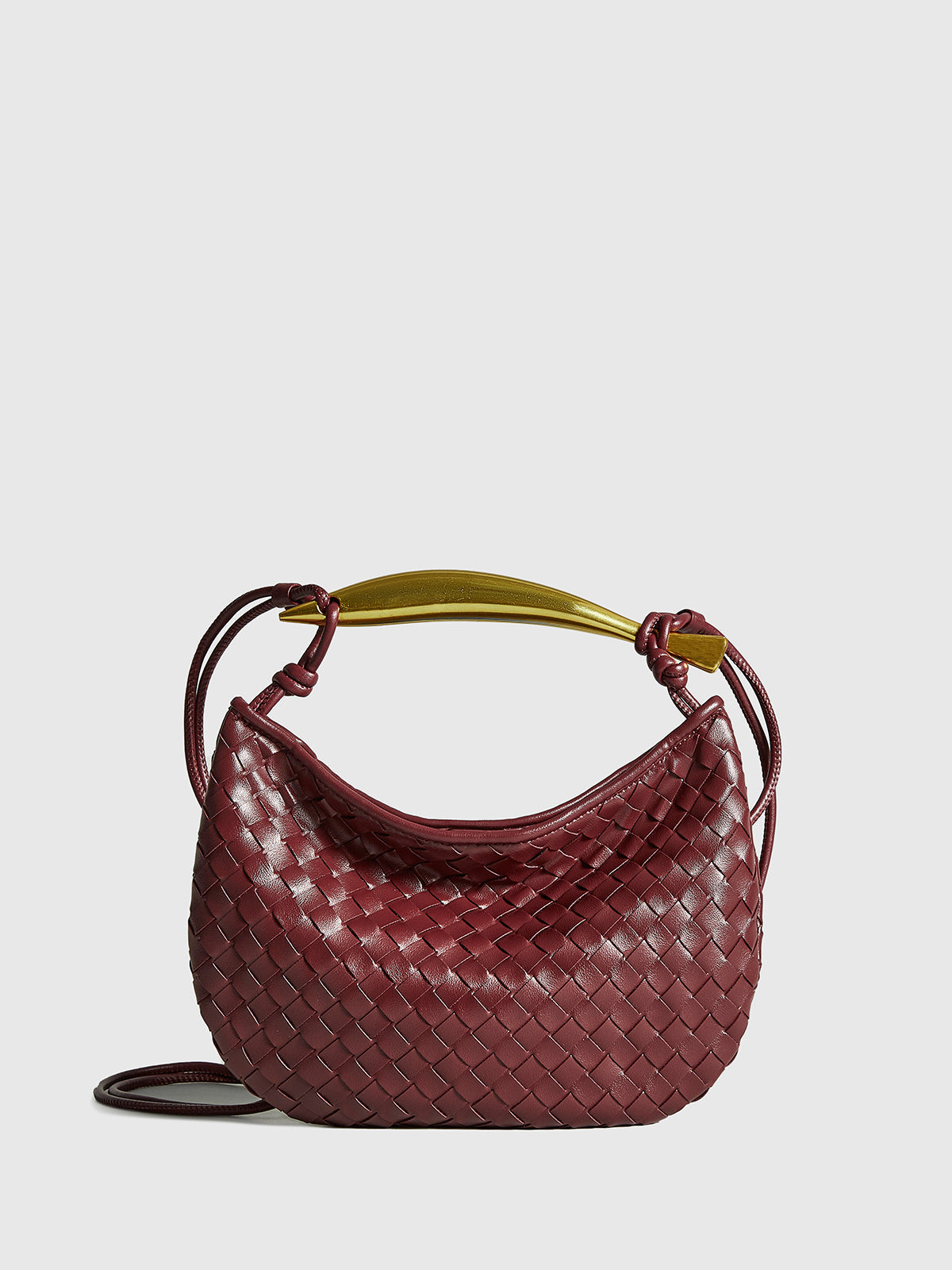 Woven Sardine Crossbody Bag