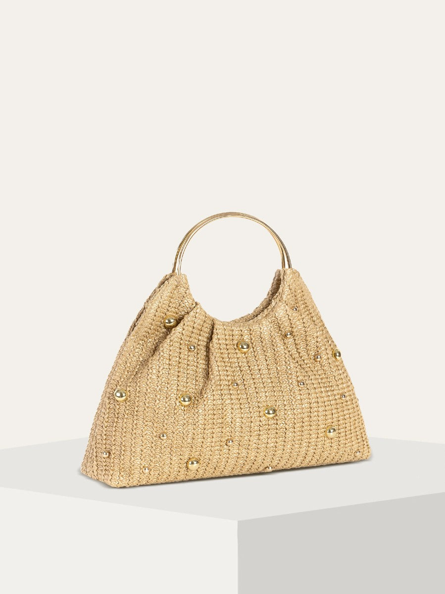 Perlé Crochet Hobo Bag