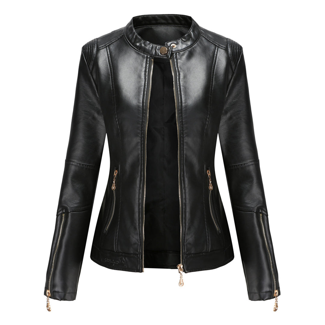 FRANICA - Élégante Veste en Cuir d'Été
