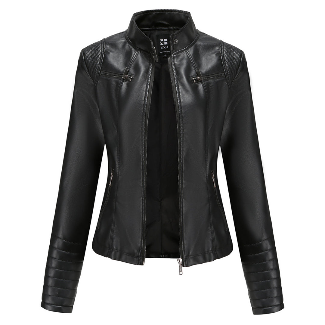 MARIJA - Élégante Veste d'Été en Cuir