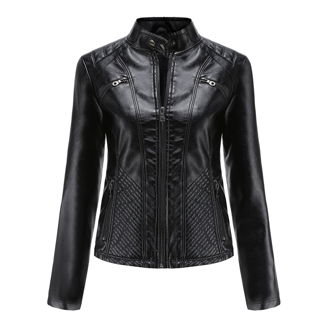 ANDRIJANA - Élégante Veste d'Été en Cuir