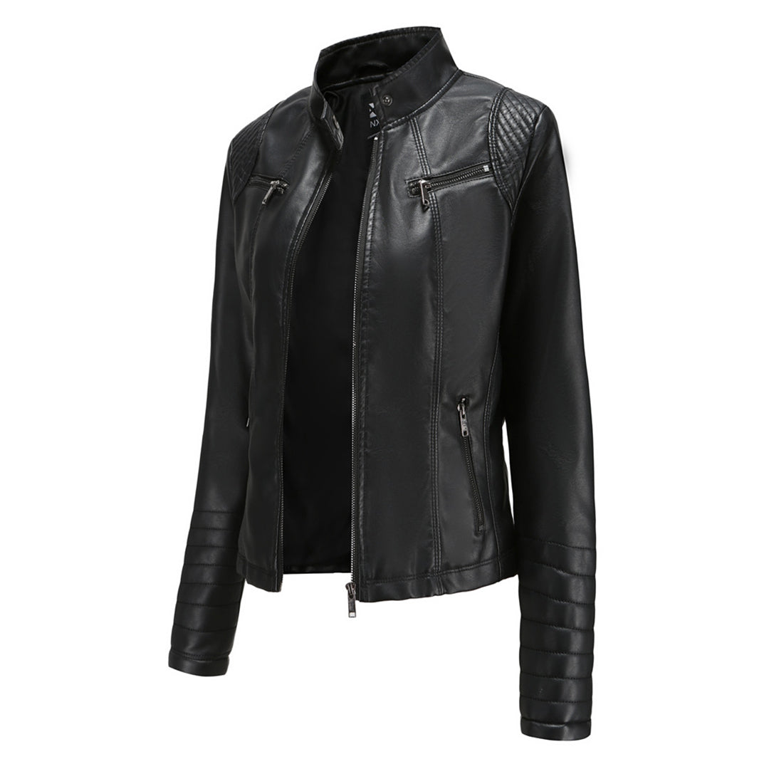 MARIJA - Élégante Veste d'Été en Cuir