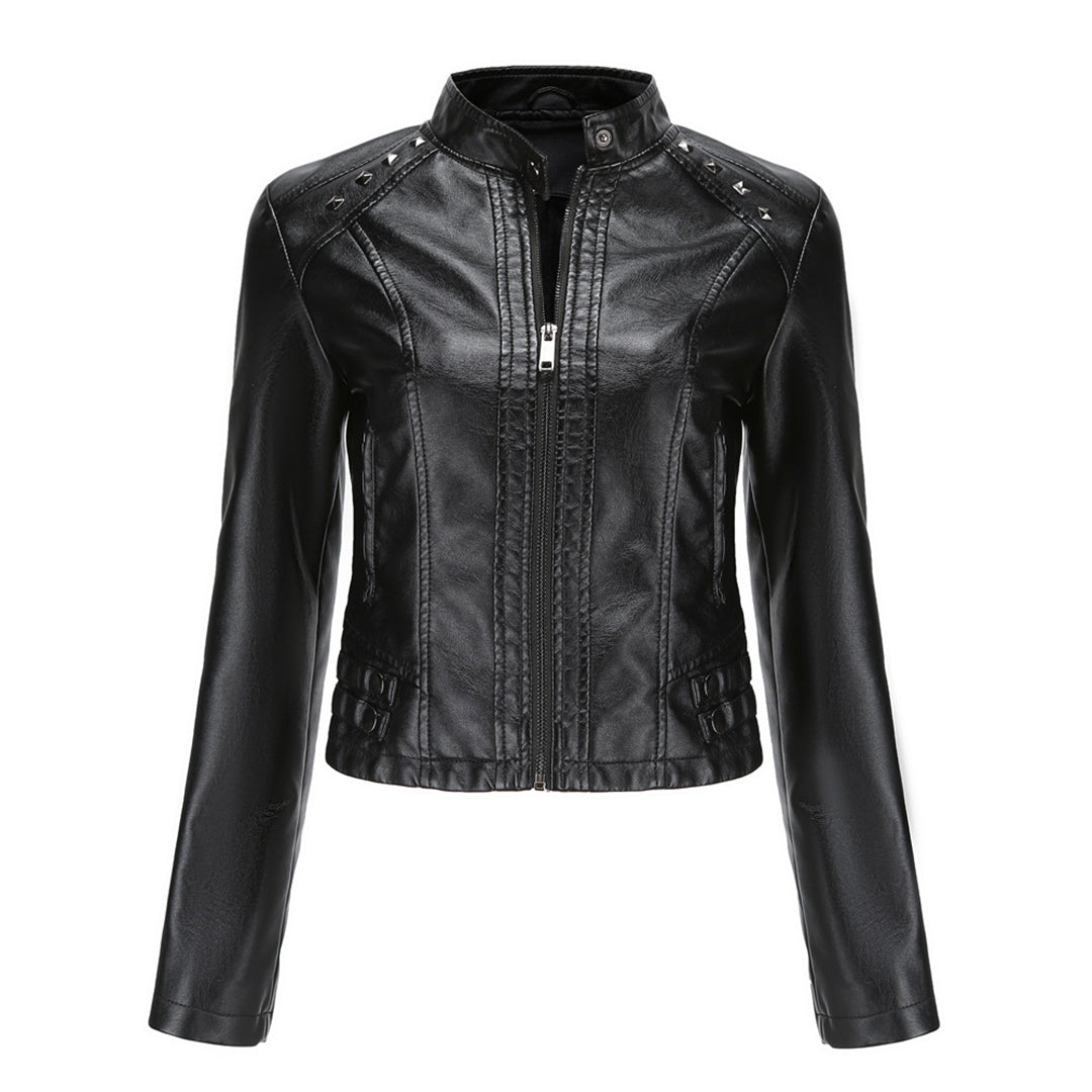 NAJLA - Élégante Veste d'Été en Cuir