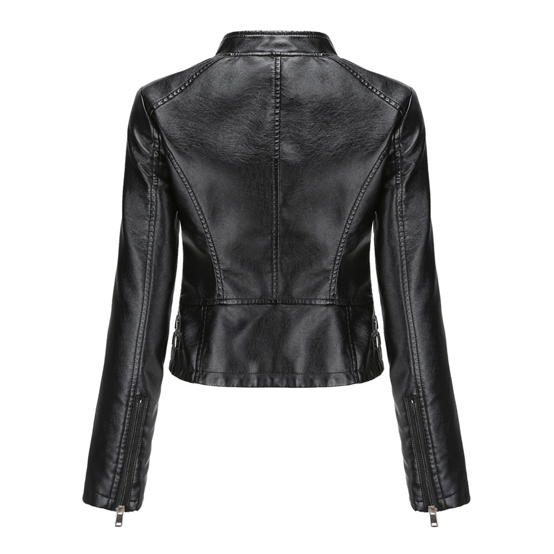 NAJLA - Élégante Veste d'Été en Cuir