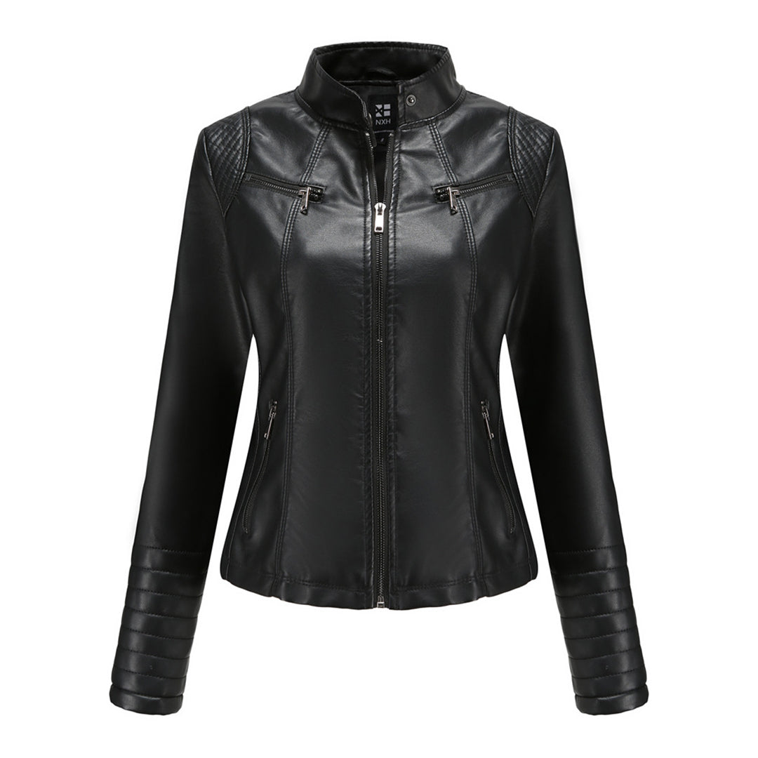 MARIJA - Élégante Veste d'Été en Cuir