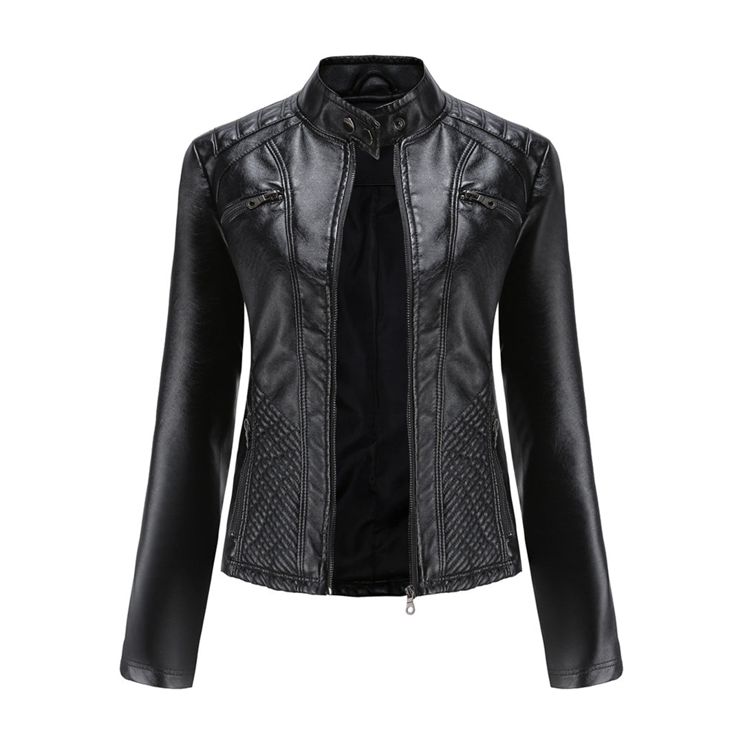 ANDRIJANA - Élégante Veste d'Été en Cuir