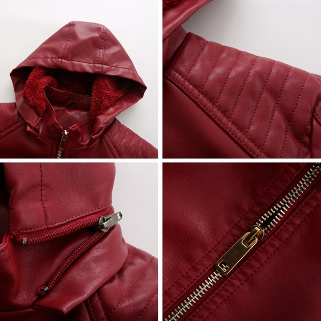 MIRJETE - Élégante Veste d'Été en Cuir