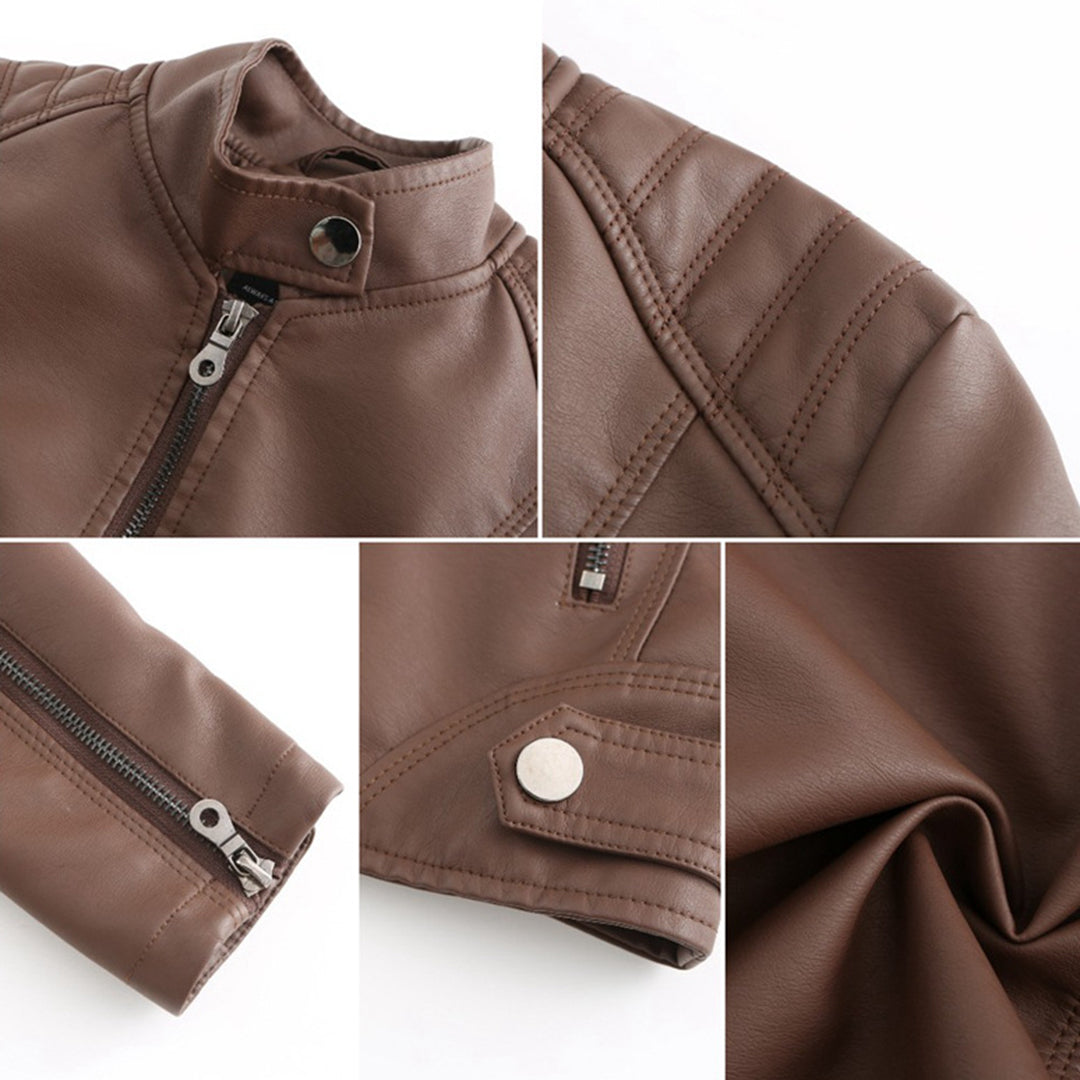 Milena - Élégante Veste d'Été en Cuir