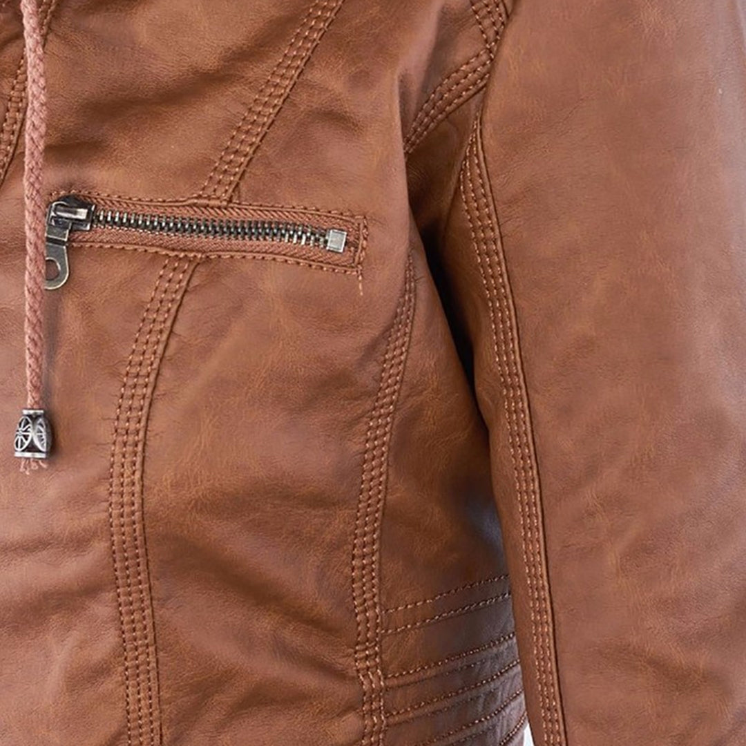 LIESL - Veste en cuir légère pour femmes - Idéale pour le printemps et l'été
