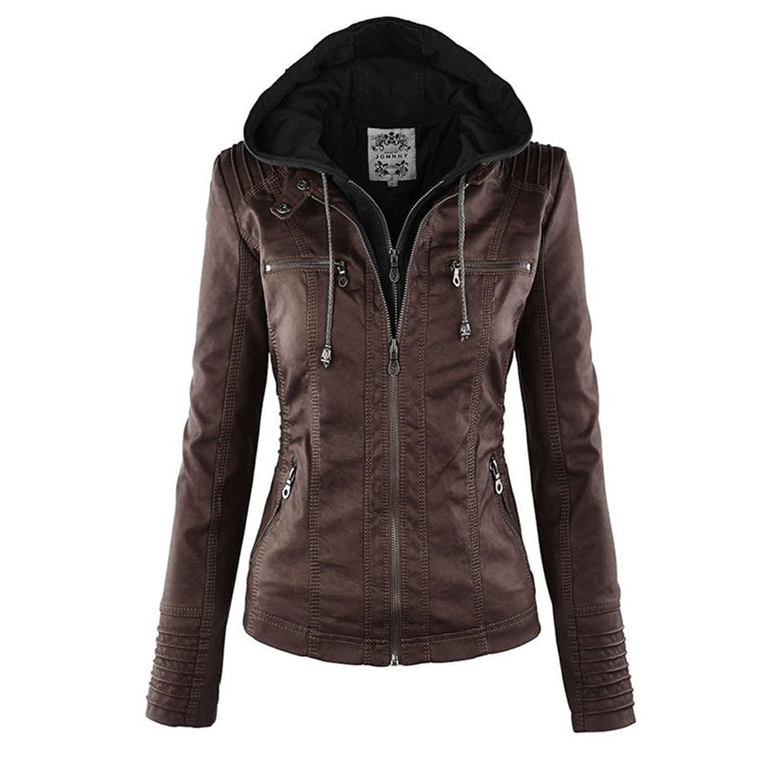 LIESL - Veste en cuir légère pour femmes - Idéale pour le printemps et l'été