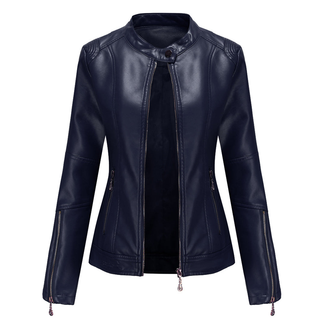 FRANICA - Élégante Veste en Cuir d'Été